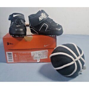 Nike Lebron II James Baby Soft Bottom Shoes Sneakers 2004 309648-011 Size 2C NEW